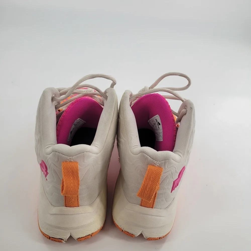 Moolah Press Break v2 Orange Pink Shoe Size 5.5 Youth Basketball Sneakers